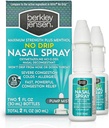 berkley jensen なし ドリップ 重度の混雑 鼻スプレー - Oxymetazoline HCl と Menthol - ポンプ 霧のアプリケーター、ステロイド無し、12 時間救助、1 液体のオンス(パッケージ 2)