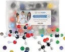 Old Nobby 118-Piece Supplementary Chemistry Molecular Model Kit - Build 3D Structures for Study, Teaching and Lab Use - Durable Atoms and Bonds, Easy Assembly with Portable Storage Case