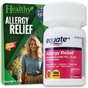 健康なSurplus®のガラスびんの容積はカード及びEquateのアレルギーの救助のDiphenhydramine HCL、25のmg 100のタブレットの束に合います