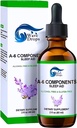 "Valeian Root、Melatonin、Chamomile、Lavender、Rhodiola Rose、およびビタミンB6睡眠サポート付きのSleep Aidドロップスペシャルフォーミュラ