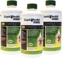 LIQUIDHEALTHのペットK9は大人のシニア ドッグ及び子犬のための8イン-1液体のMultivitaminを、すべて皮及びコート、共同健康、免疫サポートのための1つの完全な方式のcanineのビタミンすべて作りました(3パック)