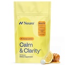NeuroGum Calm & Clarity Mints (Honey Lemon, 90 Pieces) | GABA + L-テアニン + ビタミンD3 | 砂糖無料気分&ストレスリリーフサプリメント