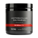 Toniiq 100 Billion CFU Lactobacillus Salivarius Probiotic - 最も高い検証済みCFUカウント - 潜水能力試験 - 60ベジタリアンカプセル - 30サービング - TQ検証済み