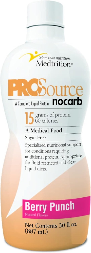 液体コラーゲンペプチドタイプI、III 15 オンズごとのグラムタンパク質。 |Prosource NoCarb ベリーパンチボトル 乳液|