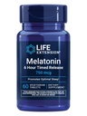 ライフエクステンションメラトニン6時間タイムリリース、750mcg、Gentle Sleep Support、ヘルシーなサーカディアンリズム、セルラー防衛、グルテンフリー、非GMO、ベジタリアン、60錠