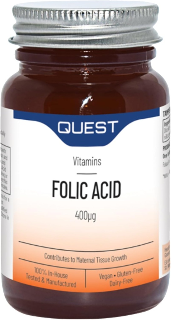 Quest Folicの酸400Mcg - 90のタブレット