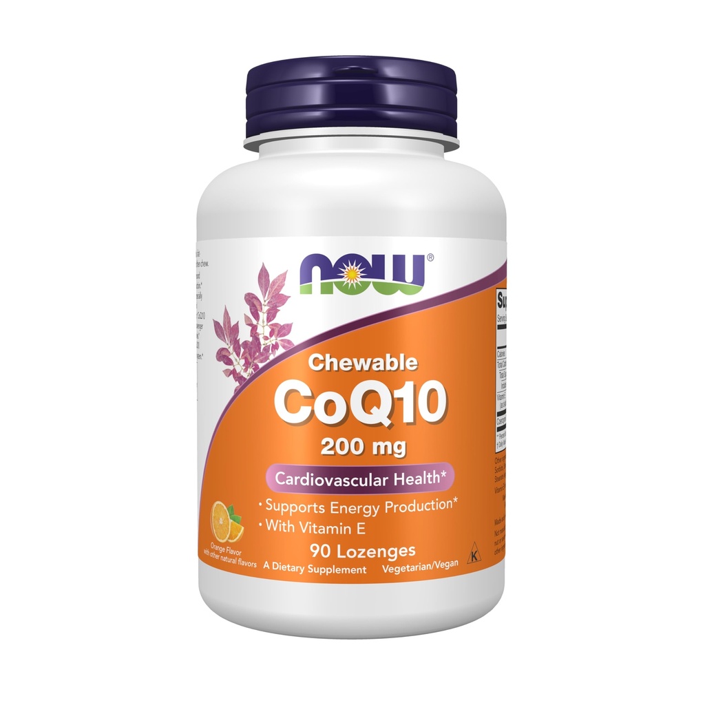 NOWの食糧補足、CoQ10 200のmgの薬剤の等級、発酵によって作り出されるすべてのトランス形態90のLzenges