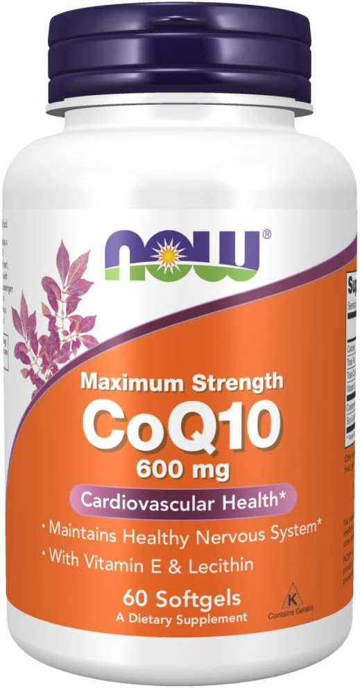 NOW CoQ10の共同酵素Q10 600のmg - 60のSoftgels