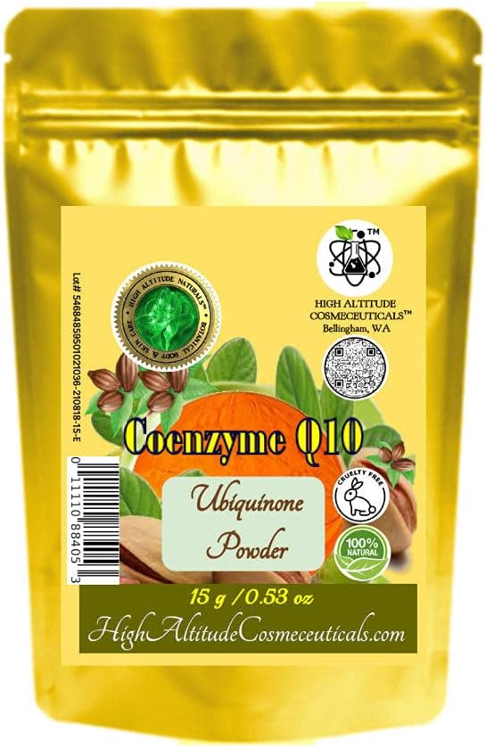 15g Coenzyme Q10 (Ubiquinone、Coq10)の粉の化粧品の酸化防止剤はスキン ケアを、作りますDIYの液体の表面の血清、クリーム、ローション、保湿剤、きつく締まることの皮を、改善します伸張の印の出現作ります