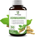 草のヘブンAshwagandhaは90の計算をカプセルに入れます 最終的な全面的なWellbeingのためのAshwagandhaの粉のカプセル