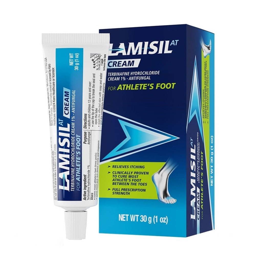 Lamisil 1週のAthleteのフィートの処置、Terbinafineの塩酸塩1%のAntifungalのクリーム、速い症状の救助及び再発、再発を、30 g防いで下さい)
