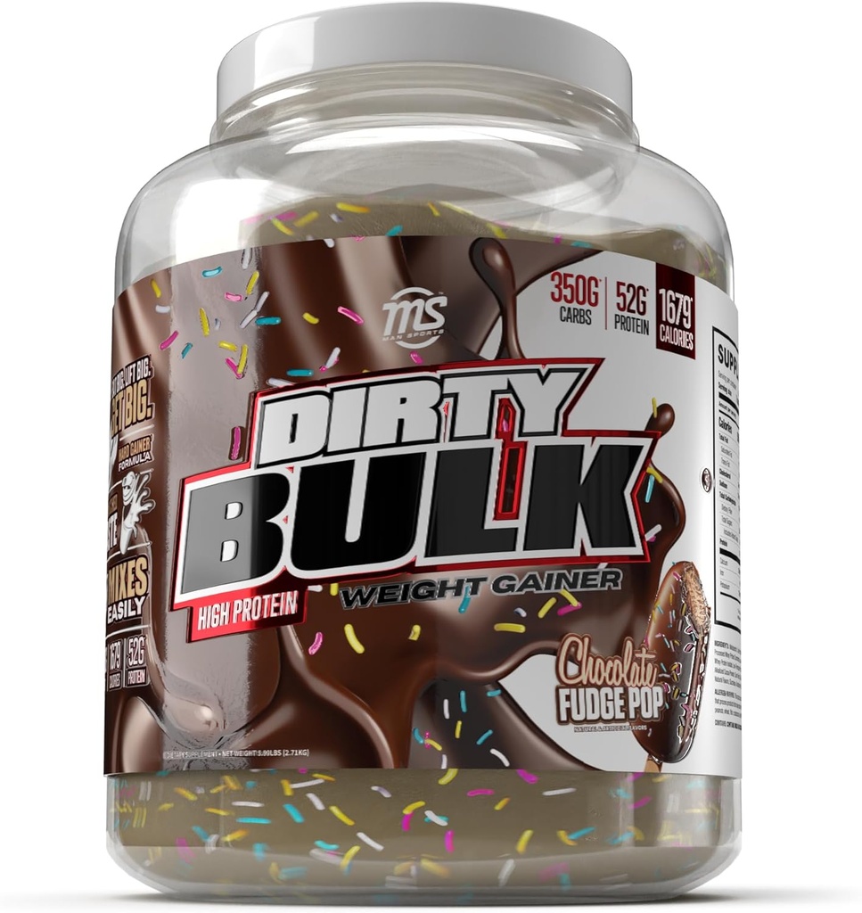 人のスポーツ - 汚いバルク: チョコレート ファーッジのポップの蛋白質の52gの高蛋白の重量のゲインダーの粉