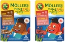 MÖLLER'S | オメガ3 子供のためのカプセル | 天然オメガ3 DHAとEPAの魚 | 簡単に咀嚼、グルテンフリー、ラクトース、砂糖 | パック72 | コーラ&イチゴの味