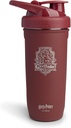 Smartshake Reforce Stainless Steel Harry Potter Gryffindor Shaker Bottle (900 ML /30oz) | Light Weight Resistance Sports Shaker Bottle with a Soft Lid | Leakproof, BPA Free & DEHP Free