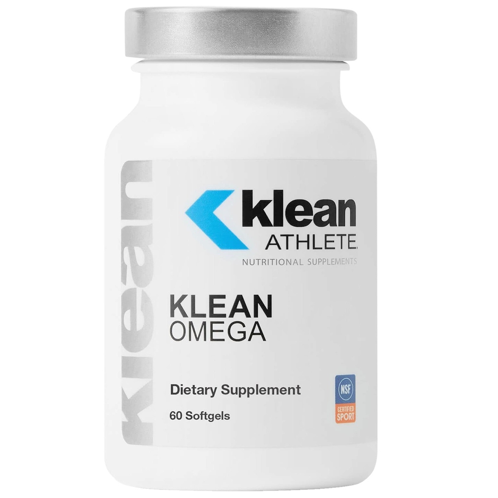 Klean Athlete Klean Omega | トリグリセリド フォームの純粋な魚油、心臓血管、神経および関節の健康をサポート | NSF スポーツのために認定 | 60 Softgels