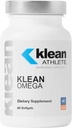 Klean Athlete Klean Omega | トリグリセリド フォームの純粋な魚油、心臓血管、神経および関節の健康をサポート | NSF スポーツのために認定 | 60 Softgels