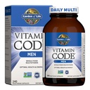 人の生命ビタミン コードの庭 人のための全食糧Multivitamin - 240のカプセル、人のためのビタミン、フルーツの野菜のブレンドおよびエネルギー、中心、前立腺の健康、ベジタリアン人のMultivitaminsのためのProbiotics