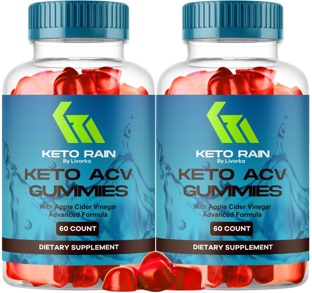 (2パック) Keto Rain Gummies - Keto Rain Advanced ACV Gummys、Keto Rain ACV Gummy 1050MG - All Natural Keto Rain Apple Cider Vinegar、KetoRain ACV Gummy、120 Gummies for 2ヶ月
