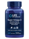 ライフエクステンションスーパーオメガ-3 EPA / DHAフィッシュオイル、セサメリガンズ&オリーブエキス - 心臓の健康、脳の健康、炎症の健康サポート、グルテンフリー、スワロー、非GMO、240ソフトゲルに簡単