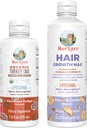MaryRuth Organics Turkey Tailmash Liposomal(チョコレートファッジ) & Hair Growth MAX(アーモンドクッキー) | Clean Label Project Verified® | 免疫と美のためのビタミン | ヴィーガン・グルテンフリー