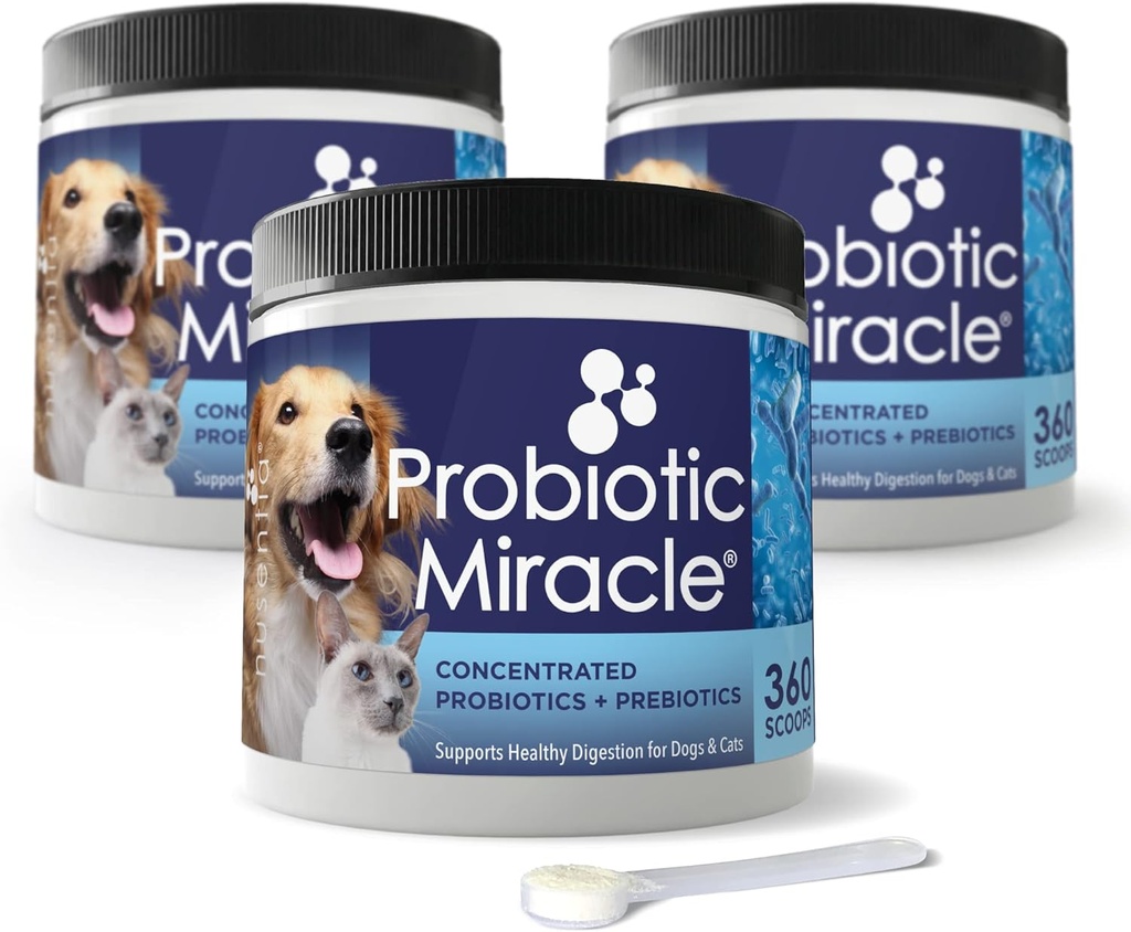 犬と猫のためのNUSENTIA Probiotic奇跡(3束) 保存 $13. Diarrhea、Constipation、Loose Stool、イーストおよび多くを除去して下さい。 アメリカ製 GMP認証