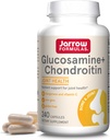 Jarrow Formulas Glucosamine + Chondroitin - 240 Capsules - Nutrient Support of Joint Health - with Vitamin C & Manganese - 60 Servings