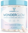 WONDERCOW の毛皮および釘のビタミン w/Bovine Colostrum、Collaagen、Hyaluronic の酸、Biotin、亜鉛、及び Lactoferrin┃Supports のより速い毛の成長、より強い釘および輝く皮(30 のサービング、カプセル)