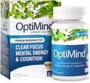 記憶および焦点のための最適のBacopa Monnieriの頭脳の補足、Phosphatidylserine、Huperzine A、非GMOの臨床的に加えられた原料、32のカプセル