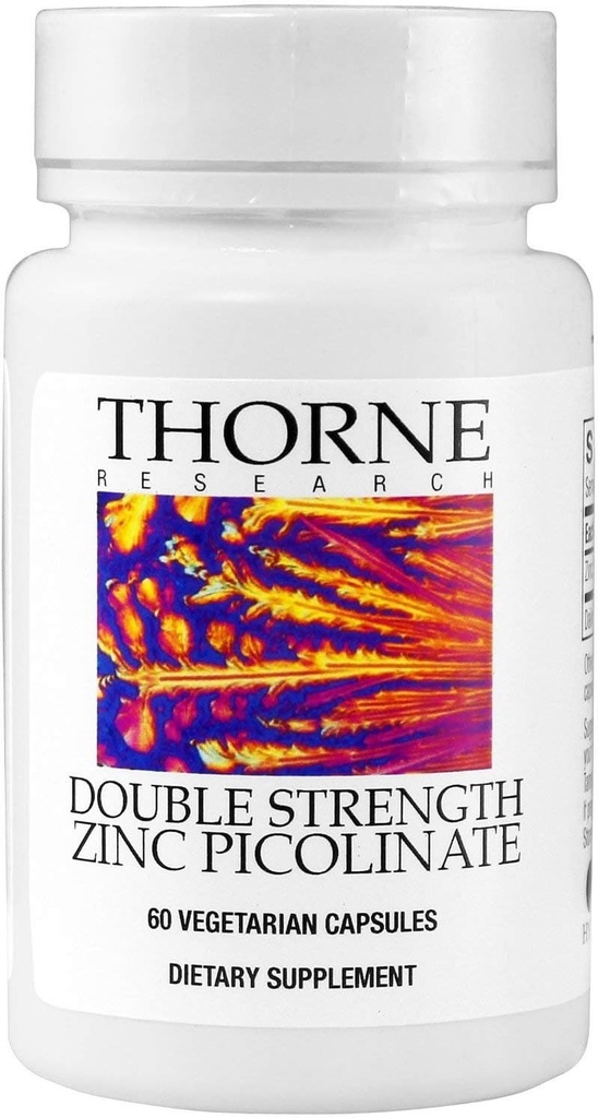 Thorne Research - 亜鉛ピコリン酸塩30ミリグラム(旧二重強度亜鉛ピコリン酸塩) - 免疫機能のための健康な吸収亜鉛サプリメント - スポーツのために認定NSF - 60カプセル