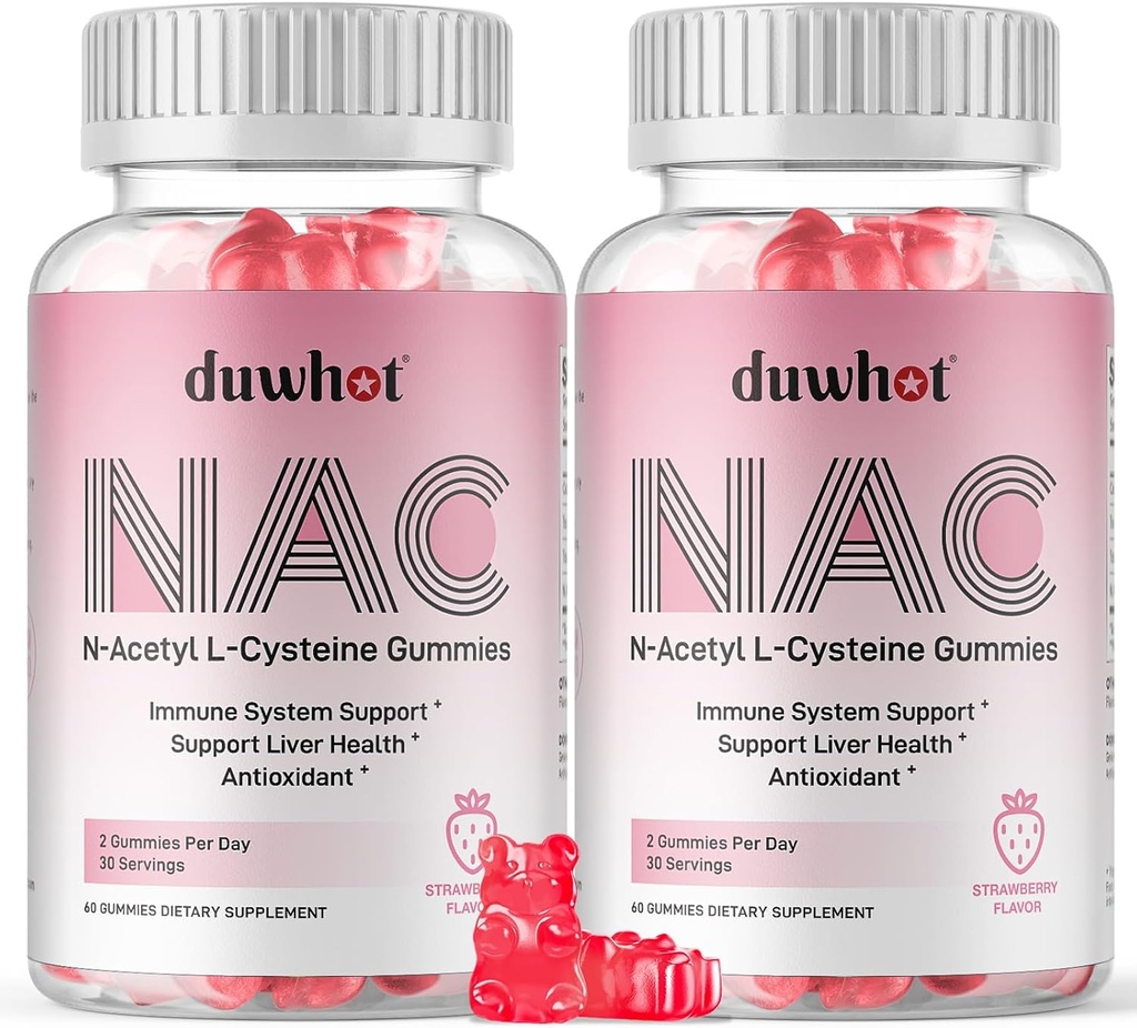 NACグミー600mg、Nのアセチル Cysteineは酸化防止剤及び免疫サポート、肺及び肝臓の健康、自然ないちごの味、120ctのためにChewable NACを補います