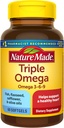 Nature Made Triple Omega 3-6-9, 60 Softgels, Omega Supplement for Heart Health (パック3)