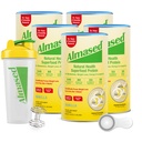 Almased | ハイプロテインシェイクス | お食事交換シェイク | シェーカーボトル(バニラフレーバー、5缶17.6オンス+スクープ)の減量のためのお食事交換パウダー