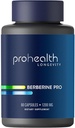ProHealth Berberine Pro。 若々しい代謝+健康な体組成を促進します。 アルファリポ酸&ブラックペッパーエキス。 1,200 mg/ 2 キャップ サービング, 60 キャップ.