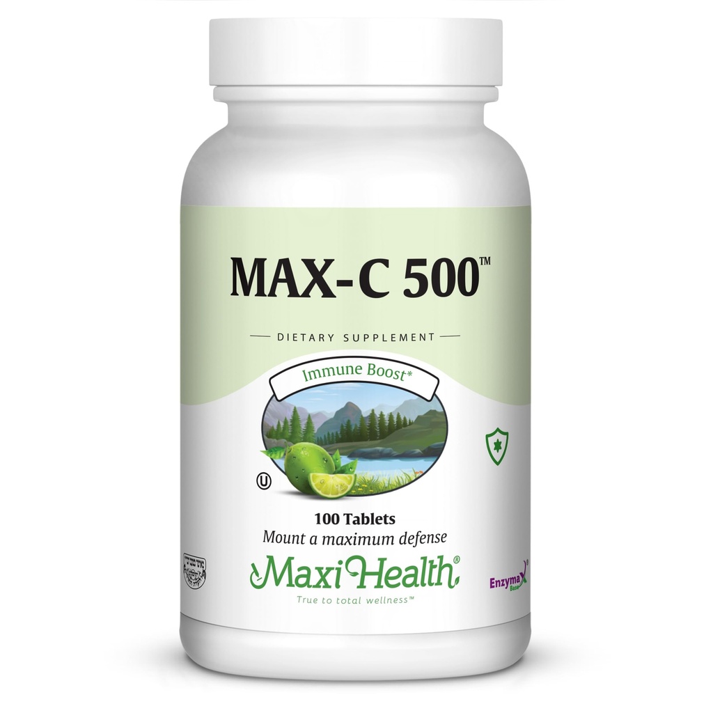 Maxiの健康MAX C 500 mg - ビタミンC - レモンBioflavonoidsコンプレックス - 100錠