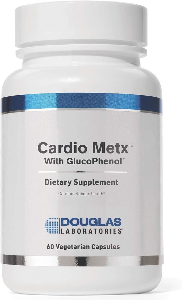 ダグラス研究所 - GlucoPhenolとCardio MetX - 臨床的にAmla、いちご、およびCranberryの果実エキスをCloomiumとCaliometabolic Healthをサポート - 60カプセル