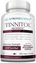 承認された科学 Tinnitol - Tinnitusサポートサプリメント - 耳の消去リング - ブーストインナーイヤーヘルス - 60カプセル - 米国製