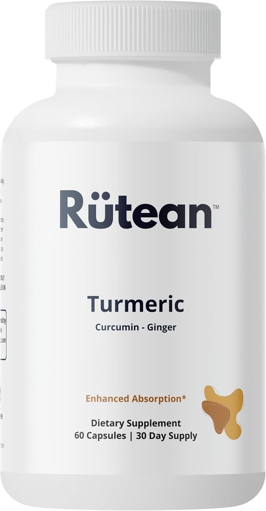 ターメリックカプセル - 高効力ターメリッククルクミンカプセルジンジャー&ブラックペッパー - 共同サポート - 60カプセル