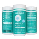 UpNourish AREDS 2 Plus Eye Vitamin Supplement、AREDS 2 亜鉛無料フォーミュラとルテイン、ゼアキサンチン、サフラン、アスタキサンチン&DHA - 120 Softgels