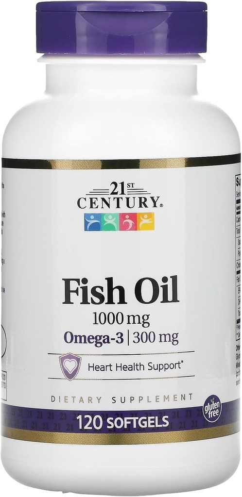 21世紀魚油、1,000mg、120Softgels