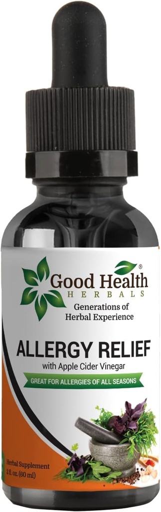 Allergy Relief Herbal Extract (2 oz.) Helps Support Your Immune System Against Allergies of All Seasons.