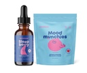 JoySpring SleepBerry Melatonin with Elderberry and Saffron Gummies for Kids - 気分サポートサプリメント