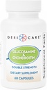 Gericare Glucosamine HCl 500 mg, Chondroitin Sulfate 400 mg with Sodium 35 mg Supplement Capsules - Supports Joint Mobility, Promotes Cartilage Health and Flexibility, 60 Count (Pack of 1)