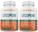 2本のびんLycopene 50mg 180の合計のカプセル