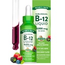 自然の真理B12の皮下液体の低下 | 10,000 mcg | 2 oz | 速い行為 | 完全菜食主義者の、非GMO及びグルテンフリー