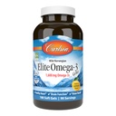 カールソン - エリートオメガ-3 宝石, 1600 mg Omega-3 含むEPA と DHA, ノルウェーの, ワイルドキャッチフィッシュオイルサプリメント, 持続的に供給, レモン, 180 Softgels