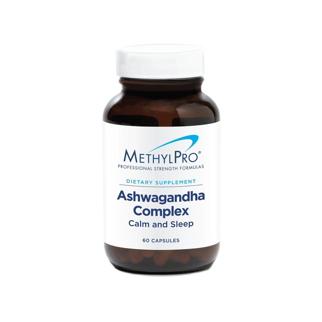 MethylPro Ashwagandhaコンプレックス - Ashwagandha、マグネシウム+女性のためのL-テアニンサプリメント+男性、ストレスサポート、カルム、フォーカス+睡眠 - 60カプセル