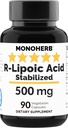 R-リポ酸 500 mg - 90 ベジッドカプセル - 安定Rアルファリポ酸
