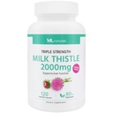 MLナチュラルズトリプル強度ミルクアザミ2000mg(高用量&効力シリマリン192mg/サービング)、120野菜カプセル(4ヶ月供給)。 肝臓の健康、NSF認定およびcGMP準拠をサポート