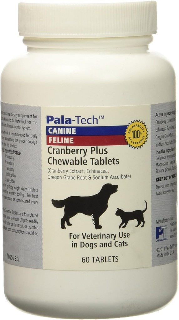 PalaTech Cranberry Plus Chewableタブレット(60タブ)