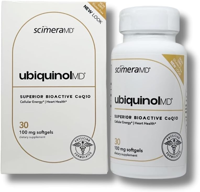 ScimeraMD® Ubiquinol Coenzyme Q10 Kaneka QH 心臓の健康および細胞エネルギーの生産のための酸化防止の補足、30 CT